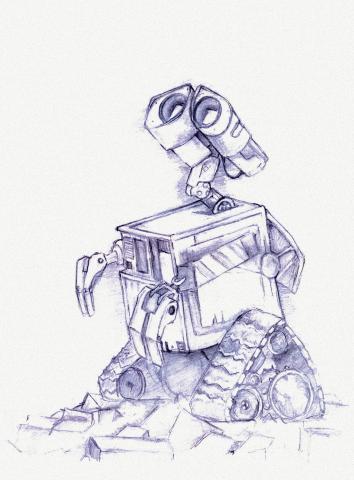 Numérique à l'Ecole Moser, dessin d'Amina Saparova
